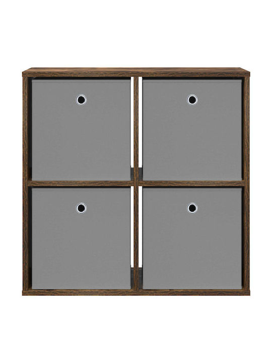 Wooden Storage Drawers with 4 Drawers M68.5xW32xH67 cm
