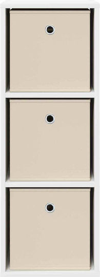 Storage Drawer Wooden with 3 Drawers M30.5xW27xH84.5cm