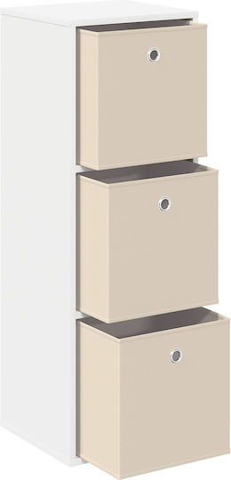 Cabinet De Depozitare Din Lemn Cu 3 Sertare L35xL32xH99.5cm
