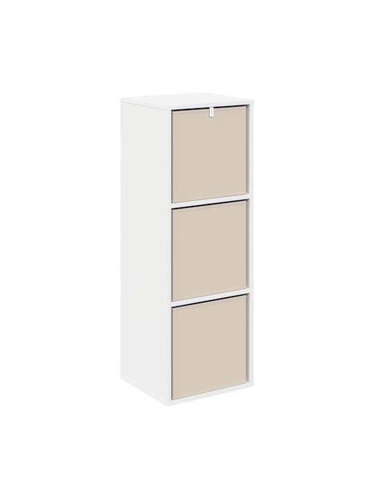 Wooden Storage Cabinet with 3 Drawers M35xW32xH99.5cm