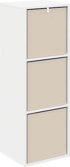 Cabinet De Depozitare Din Lemn Cu 3 Sertare L35xL32xH99.5cm