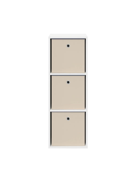 Wooden Storage Cabinet with 3 Drawers M35xW32xH99.5cm