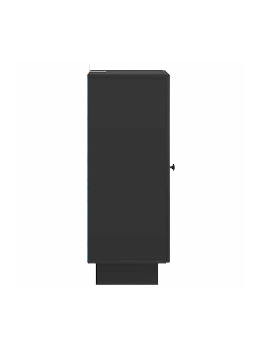 Cabinet De Pardoseală Negru 33x34.5x90cm