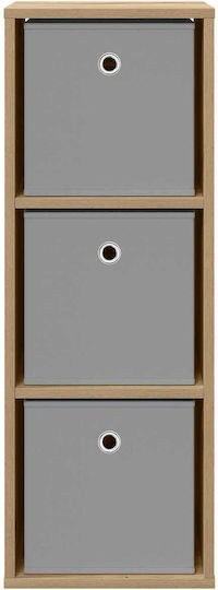 Storage Drawer Wooden with 3 Drawers M30.5xW27xH84.5cm