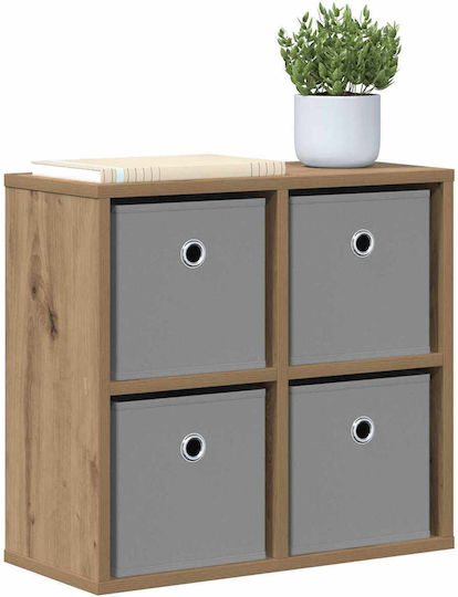 Living Room Display Cabinet Made of Particle Board Artisan Oak 49.5x22x47cm