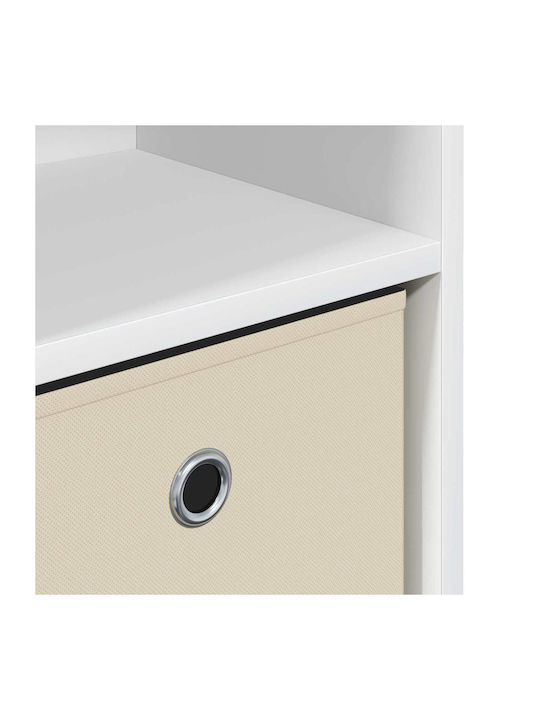 Wooden Storage Drawer Chest with 3 Drawers M73.5xW22.5xH53.5cm