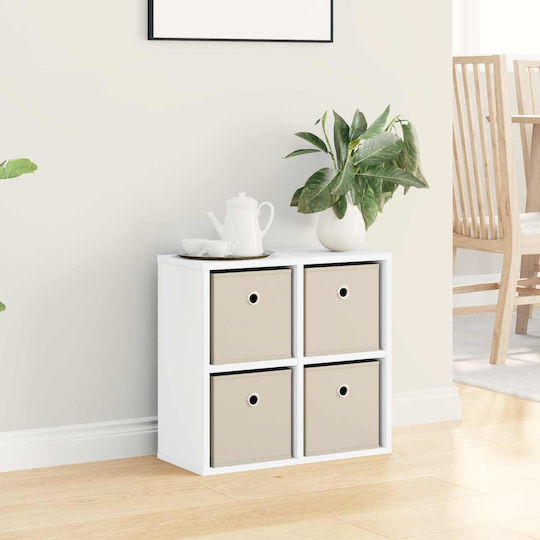 Cabinet De Depozitare Din Lemn Cu 4 Sertare L49.5xL22xÎ47cm