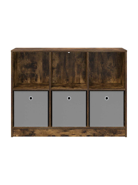 Brown Smoky Oak Bookcase 102x32x73.5 cm