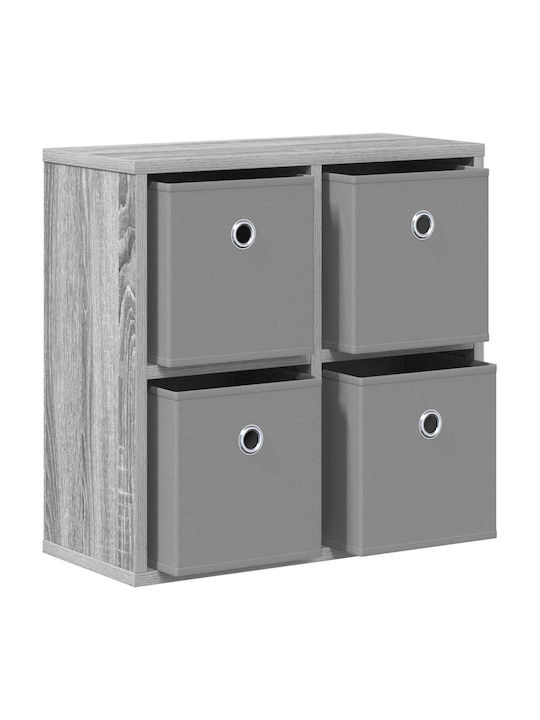 Wooden Storage Cabinet with 4 Drawers M49.5xW22xH47cm