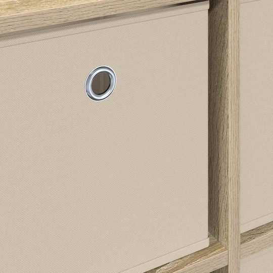 Cabinet De Depozitare Din Lemn Cu 4 Sertare L49.5xL22xH47cm
