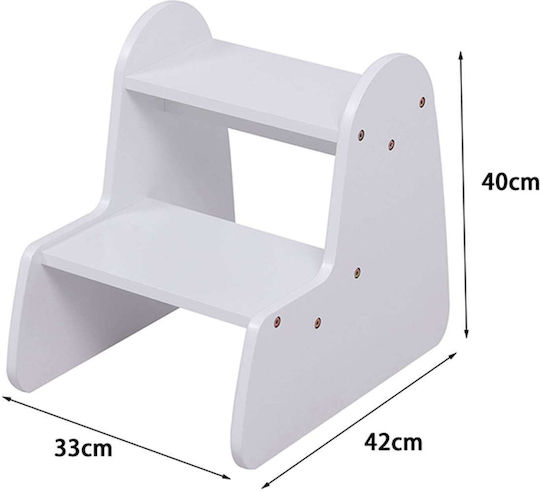 Bed Ladder White