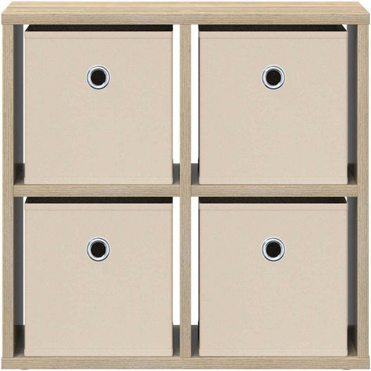 Cabinet De Depozitare Din Lemn Cu 4 Sertare L49.5xL22xH47cm