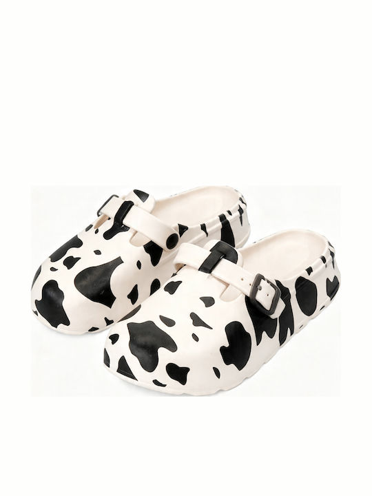 Jomix Damen Holzschuhe Weiße