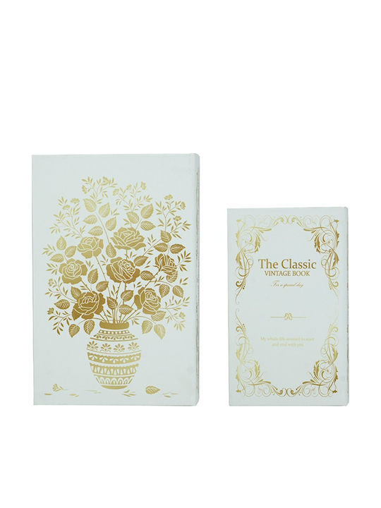 Artekko Set of Wooden Decorative Boxes in Book Shape 2 Pieces