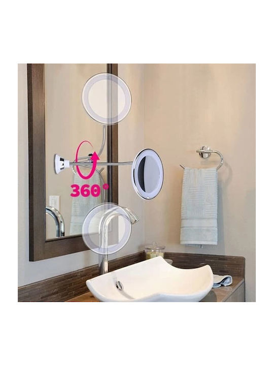 4l Rotating Magnifying Makeup Mirror Light