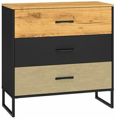 Kommode aus Holz & Metall Tortiva 104 92x40x91cm