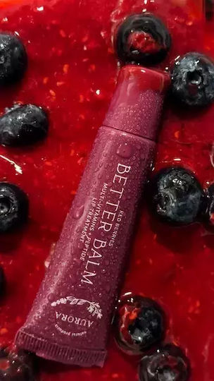 Aurora Natural Lip Balm Red Berries 10ml