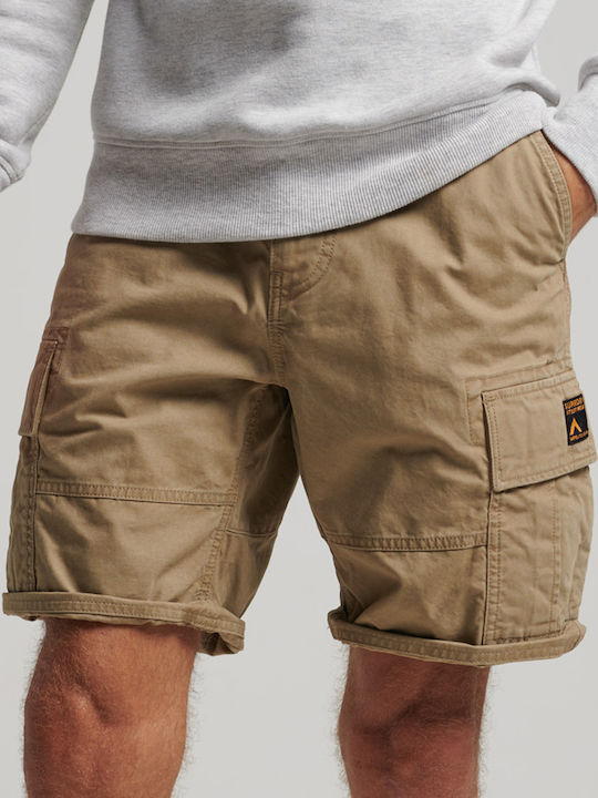Heavy Men's Shorts Cargo Dress Beige