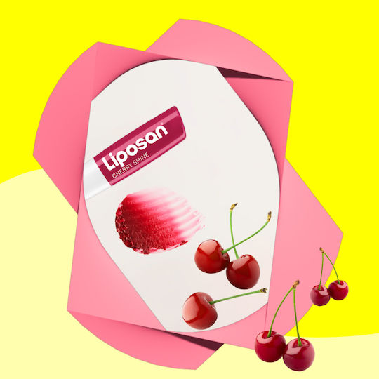 Liposan Fruity Shine Балсам за Устни SPF10 Череша 4.8гр