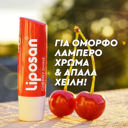 Liposan Fruity Shine Балсам за Устни SPF10 Череша 4.8гр