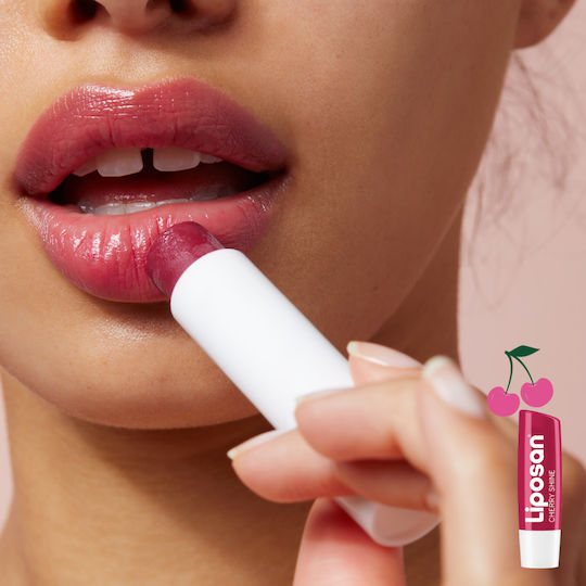 Liposan Fruity Shine Балсам за Устни SPF10 Череша 4.8гр
