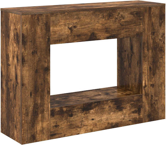 Wooden Console Brown M101xW29xH74cm