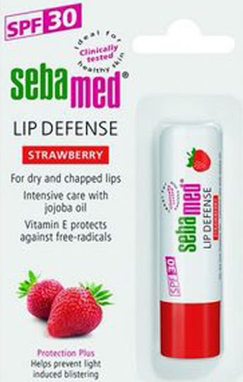 Sebamed Defense SPF30 Strawberry Lip Balm SPF30 Strawberry 4.8gr