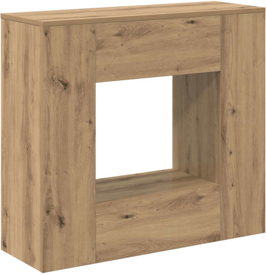 vidaXL Konsolentisch Aus Eiche Holz M82xB29xH74cm