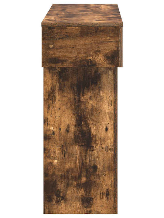 vidaXL Konsolentisch Aus Holzrauch Eiche M101xT30xH74cm