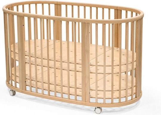Stokke Полиморфна Люлка Sleepi Кафява с Матрак и Колелца