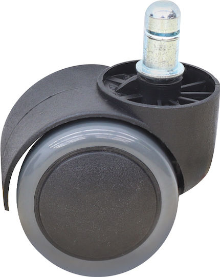 Megapap Caster for Office Chair Metallic 5 Pieces Black