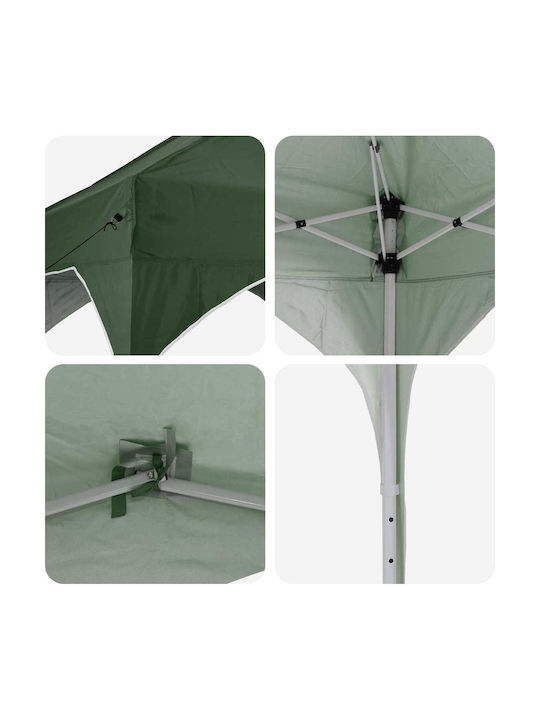 vidaXL Cort Terasă Verde 5.75x2.88m