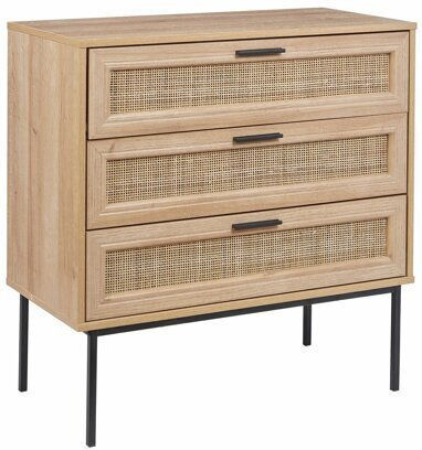 Kommode aus Holz & Metall Berwyn 1818 80x40x80cm