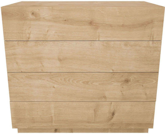 Συρταριέρα Lines 322rtc1509 90x45x81,6cm Oak Συρταριέρα Lines 322rtc1509 90x45x81,6cm Oak