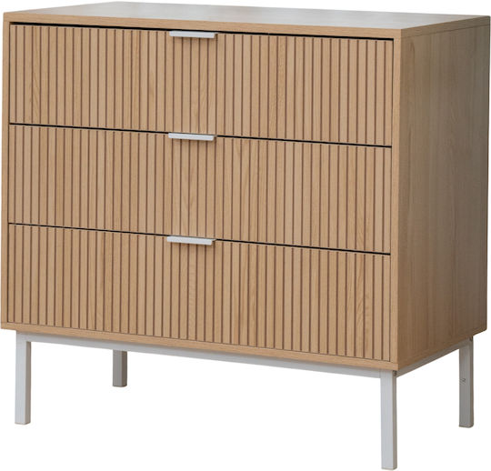Συρταριέρα Κρεβατοκάμαρας Haptic 3s mit 3 Schubladen 72x40x69.5cm