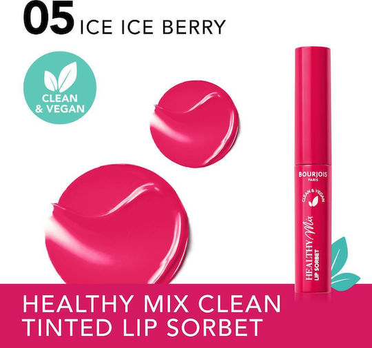 Bourjois Healthy Mix Lip Sorbet Грижа за устни Балсам 05 Ледени плодове 7.4гр