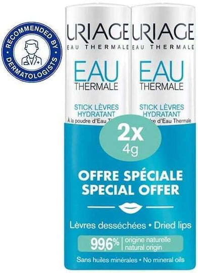 Uriage Promo Moisturizing Lipstick 2x4g Moisturizing Stick Dehydrated Lips
