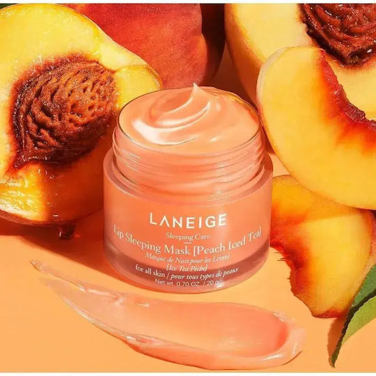 Laneige Sleeping Μάσκα Χειλιών Peach Iced Tea 20gr