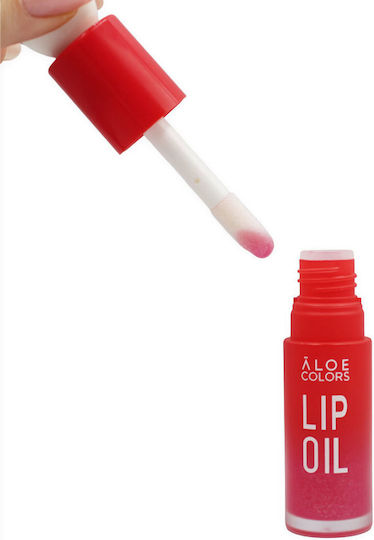 Aloe Colors Масло за Устни Cherry Pop Червено 10ml