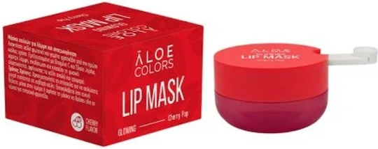 Aloe Colors Μάσκα Χειλιών Cherry Pop 10ml