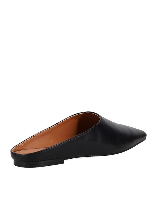Mules with Low Heel in Black Colour