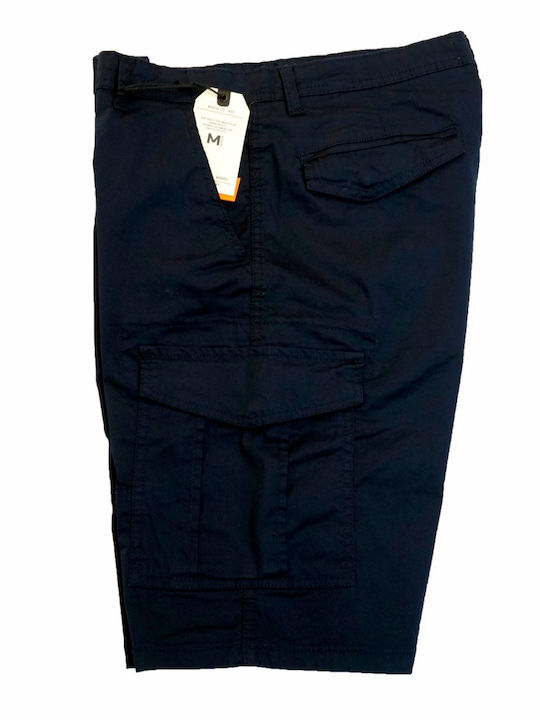 19-200186 Ανδρική Βερμούδα Cargo Navy Μπλε