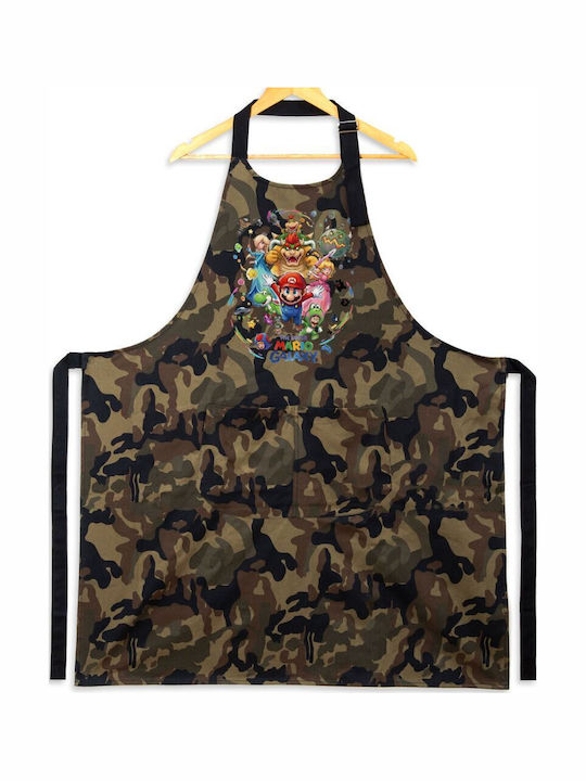 Koupakoupa Mario Galaxy Ποδιά Κουζίνας Πράσινη 31.5x20cm KP_33764_apron-army