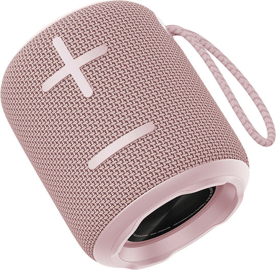 Tazata Fun 100 Αδιάβροχο Ηχείο Bluetooth 16W με Διάρκεια Μπαταρίας έως 24 ώρες Ροζ