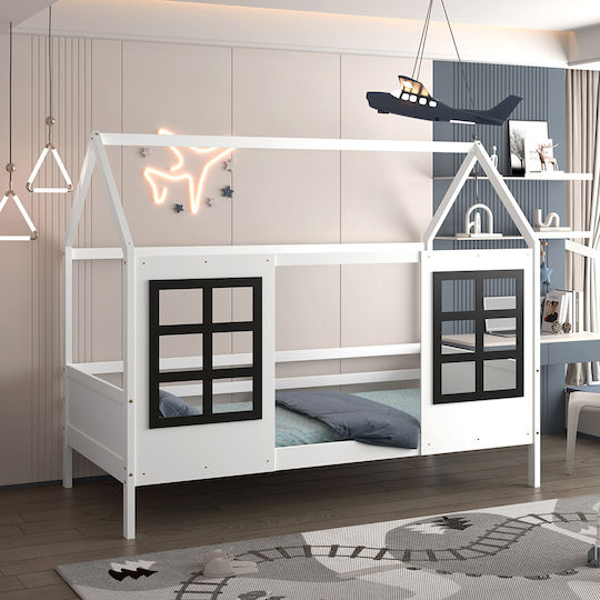 Domer Montessori Κουκέτα Μονή για Στρώμα 90x190cm
