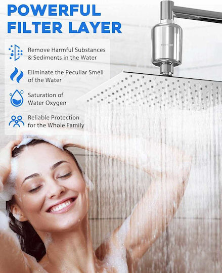 Shower Water Filter KDF / Activated Carbon 11162