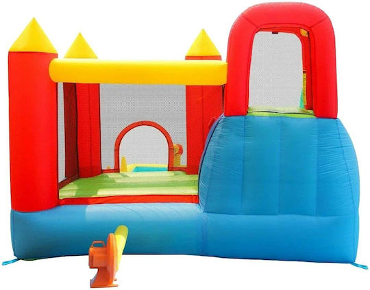 Happy Hop Inflatable Jump and Splash with Trampoline and Slide for Ages 3+