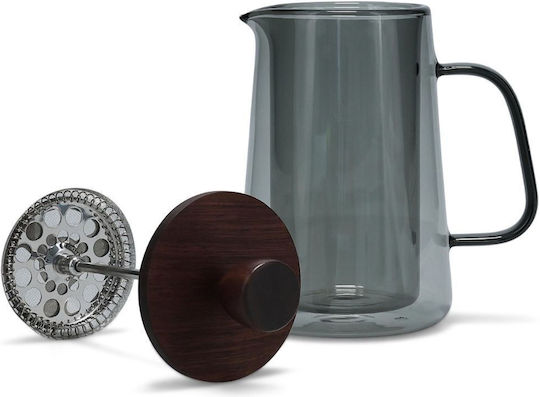 Salt&pepper 800203 French Press Luma 350ml Smoked Glass Ξύλινο Καπάκι