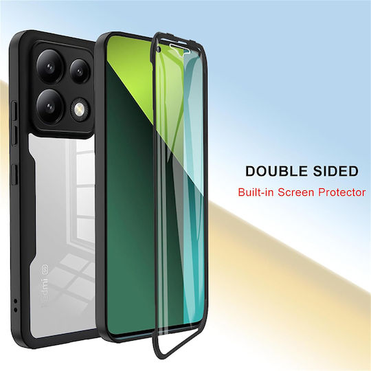 Techsuit Colorverse Калъфи За Мобилни Телефони С Пълно Покритие (360°) Прозрачен Redmi Note 13 4G Honor X6