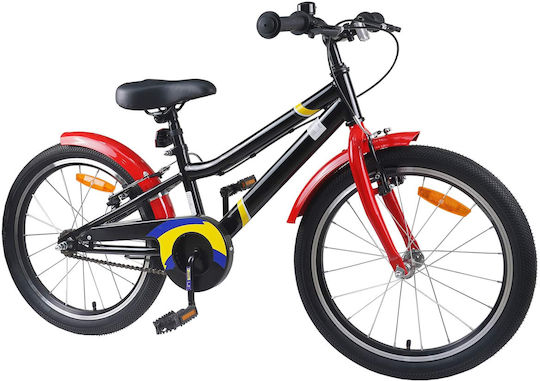 vidaXL 24" Kinderfahrrad BMX Schwarz